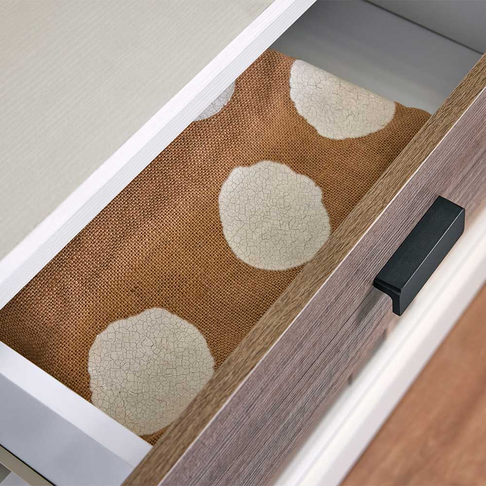 Modern Country Sideboard in Weiß - Gunjo