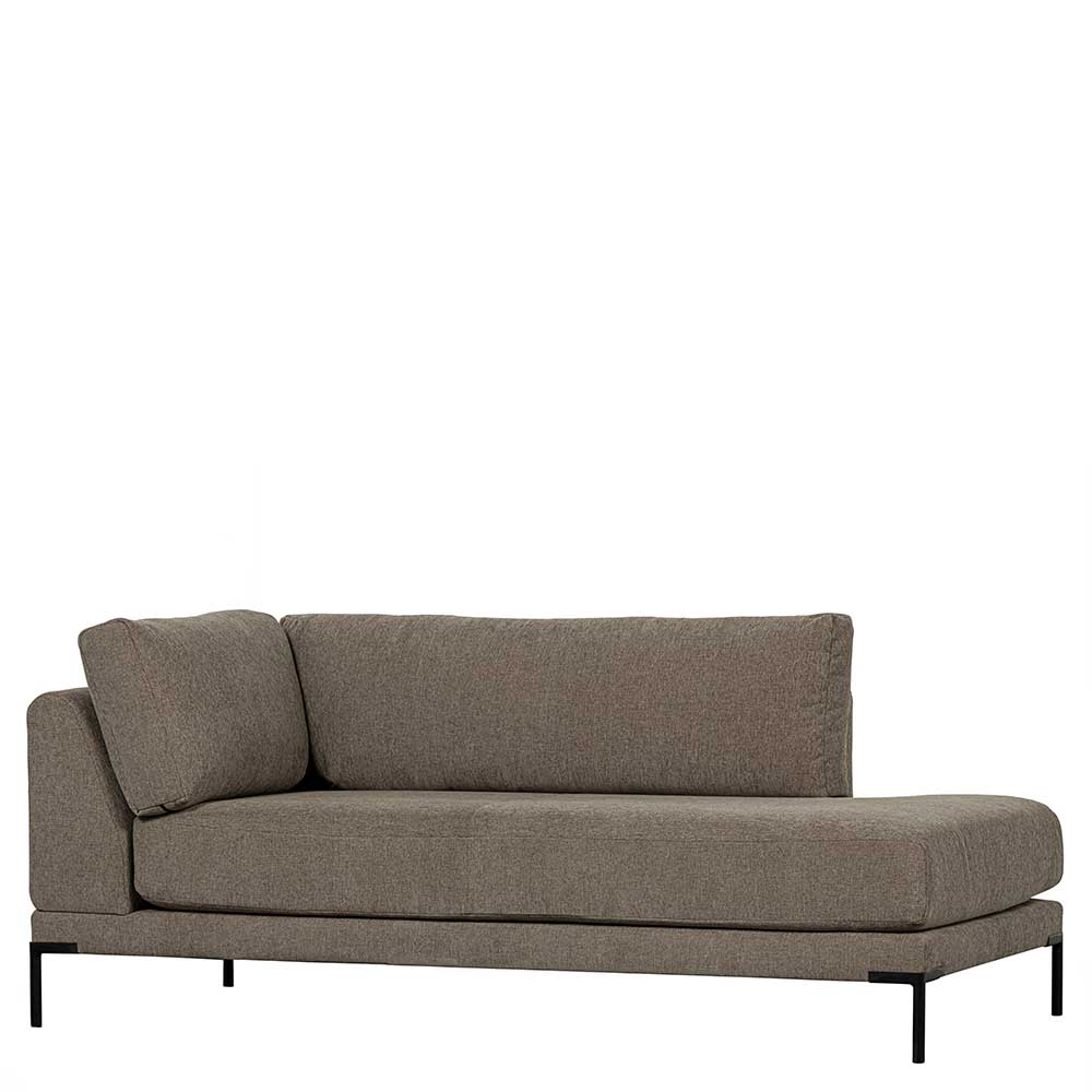 Modulsofa Lounge links in Taupe - Birte