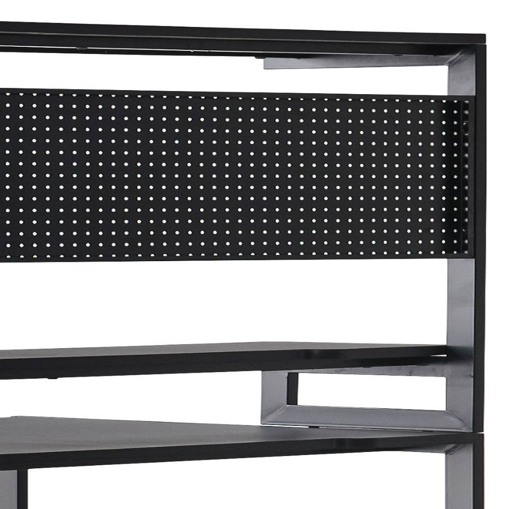 Design-Gamingtisch in Schwarz - Peace