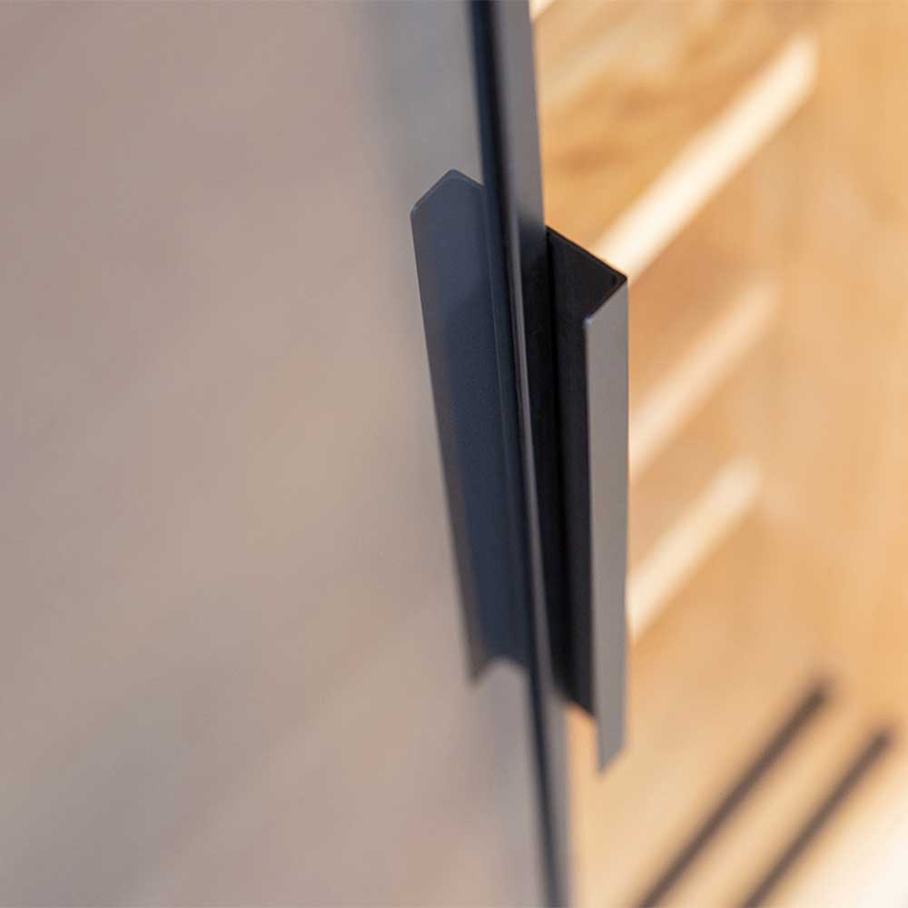 101x101x45 Highboard mit Schiebetüren - Fabiella