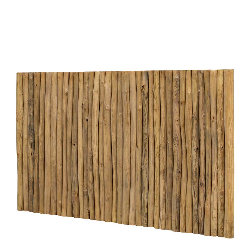 Wandpaneel Kopfteil aus Teak Ästen - Teako I