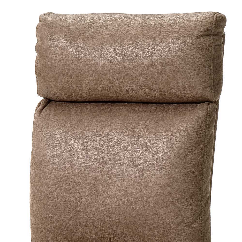 Design Freischwinger Ardin in Beige (2er Set)