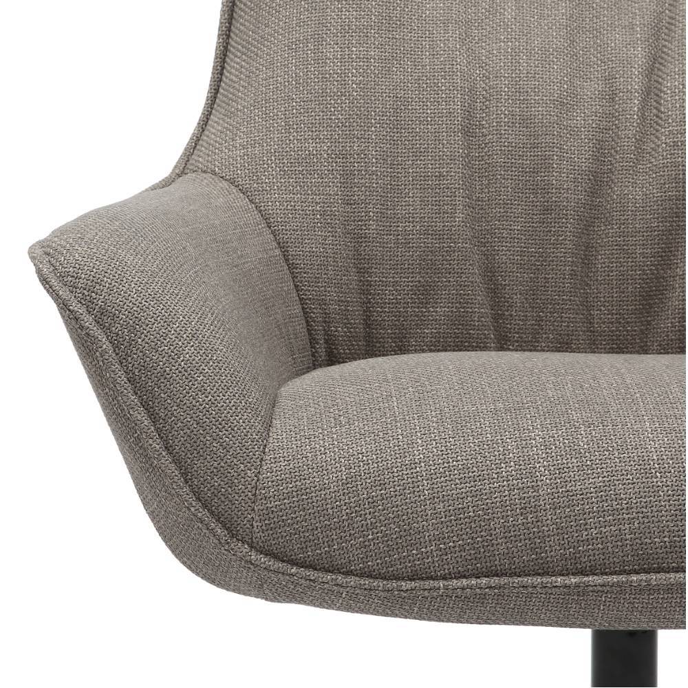 Wohnzimmersessel in Taupe und Schwarz - Cerado