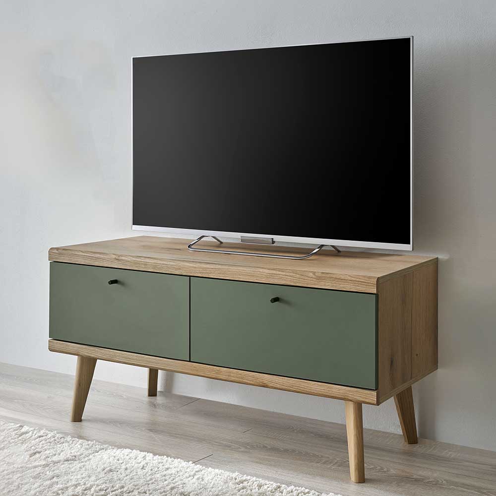 TV Unterschrank in Graugrün - Oliva