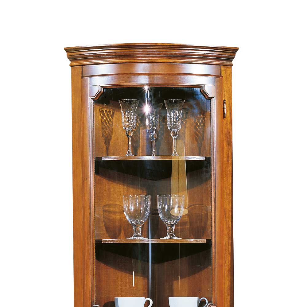 1-türige Eckvitrine im Italienischen Wohnstil - Yawira