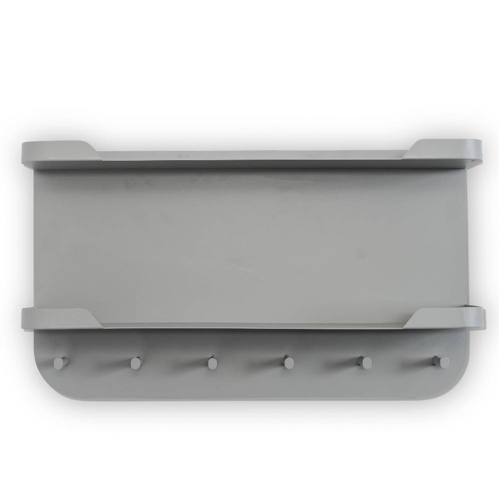 Hängegarderobe in Grau Metall - Dexter