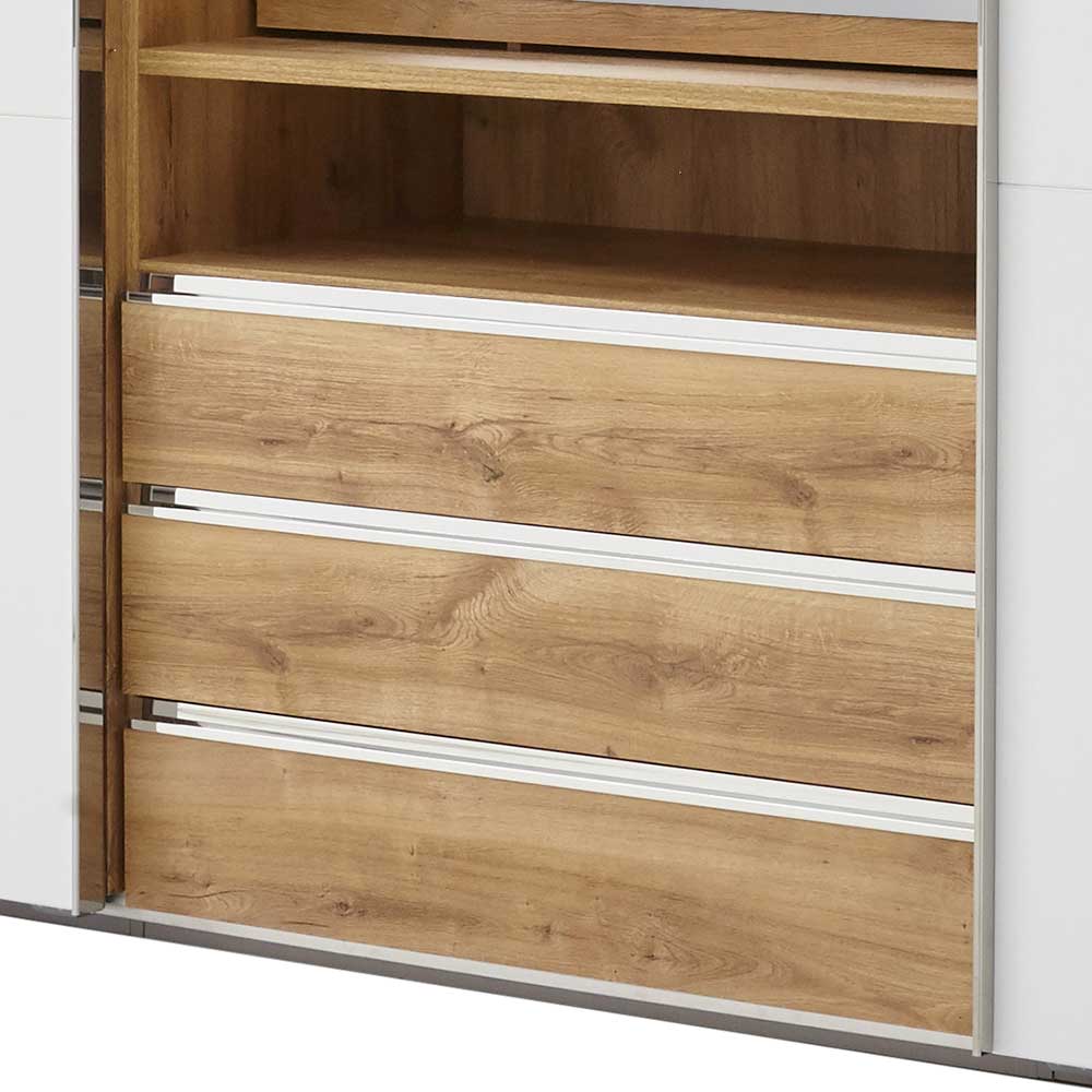 Zweifarbiger Schlafzimmerschrank extravagant - Stufania