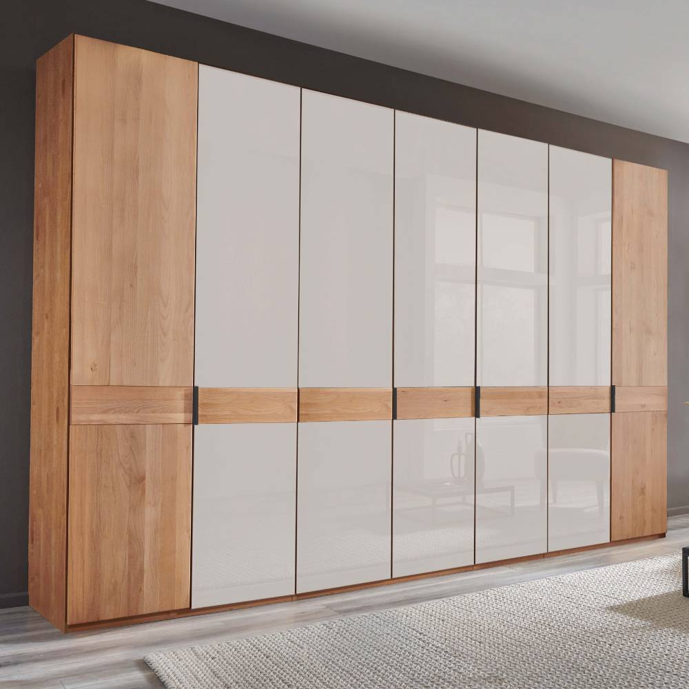7-türiger Schlafzimmer-Schrank - 344 cm breit - Dilacco