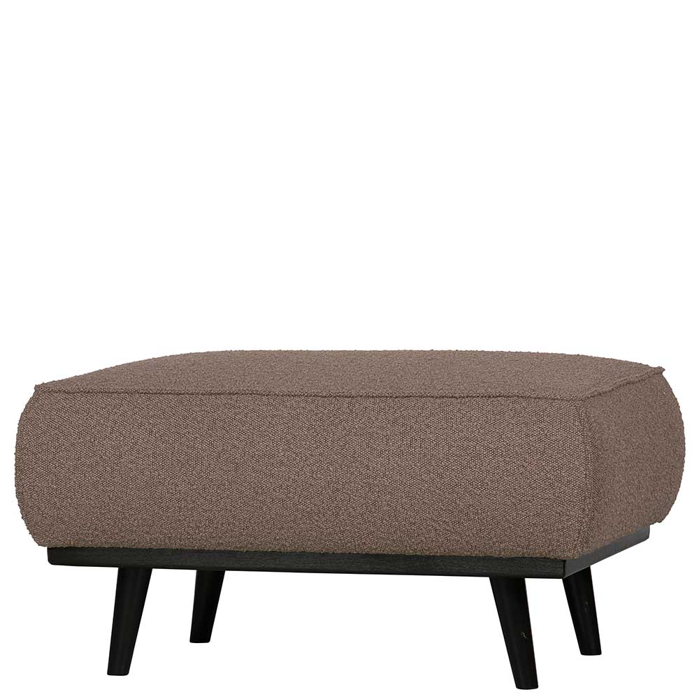 Moderner Hocker 80x40x55 cm in Hellbraun Buklee für Wohnzimmer – Price