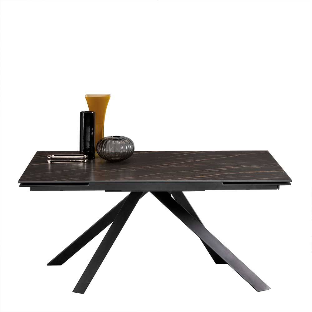 Esszimmer Tisch mit Sinterstein Platte verlängerbar - Paulo