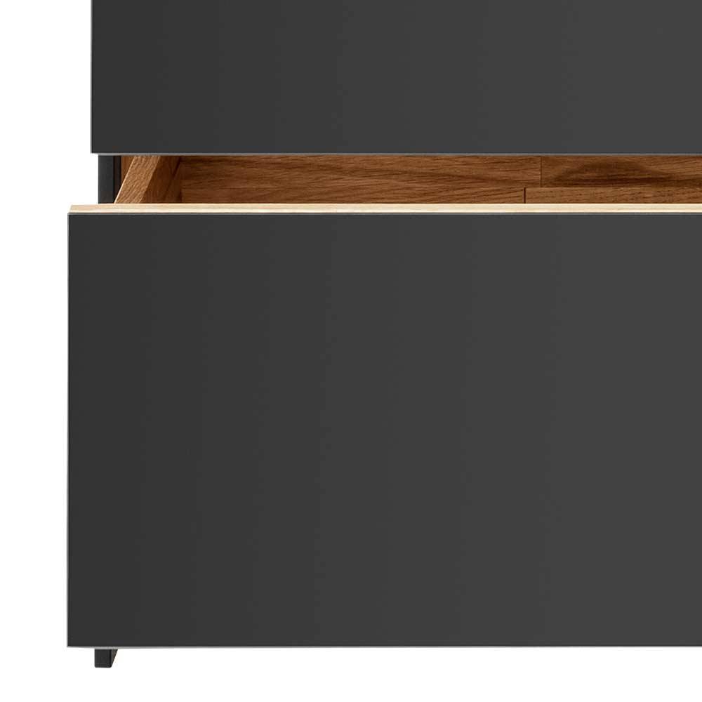 105x84x42 Kommode mit LED in Wildeiche Natur - Viligrana