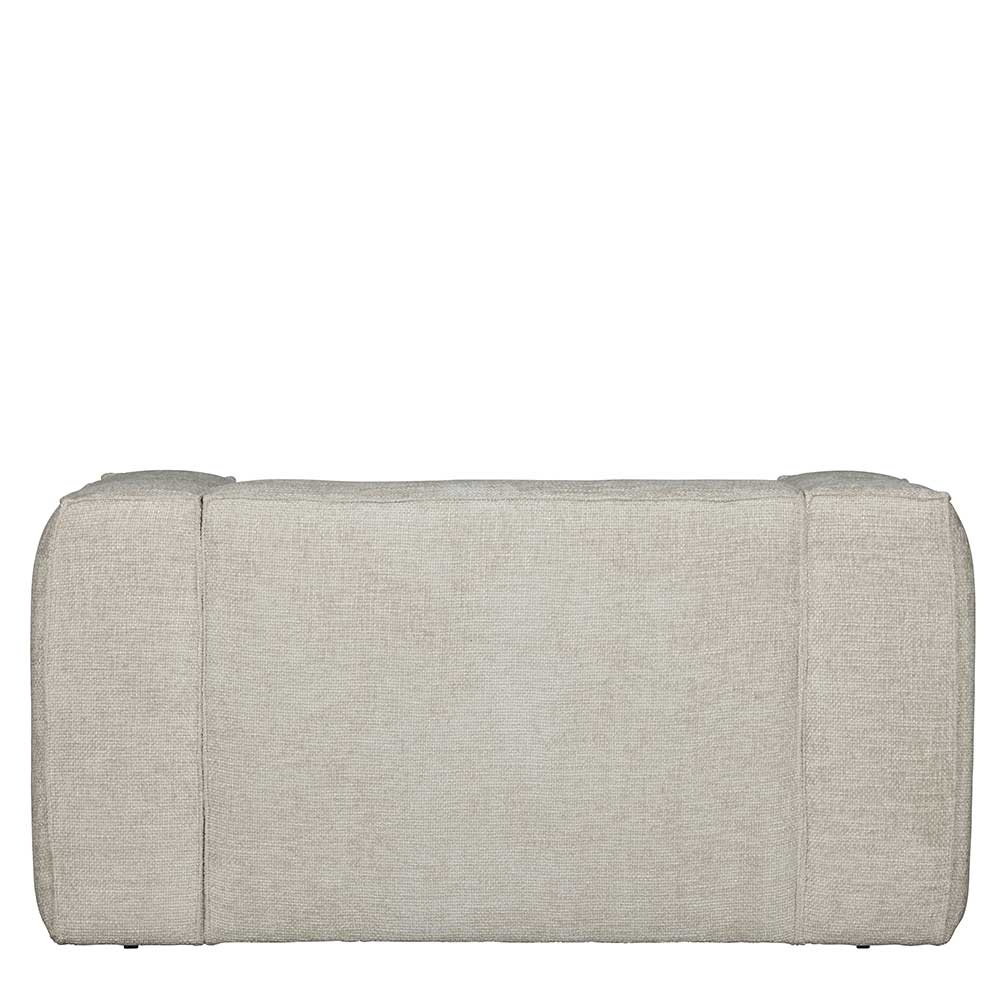 Kantiger Wohnzimmer Sessel in Beige - Uschi