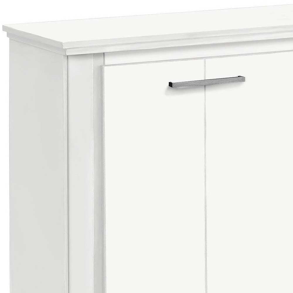 170x82x35 Weißes Sideboard auf Sockel - Enzetra