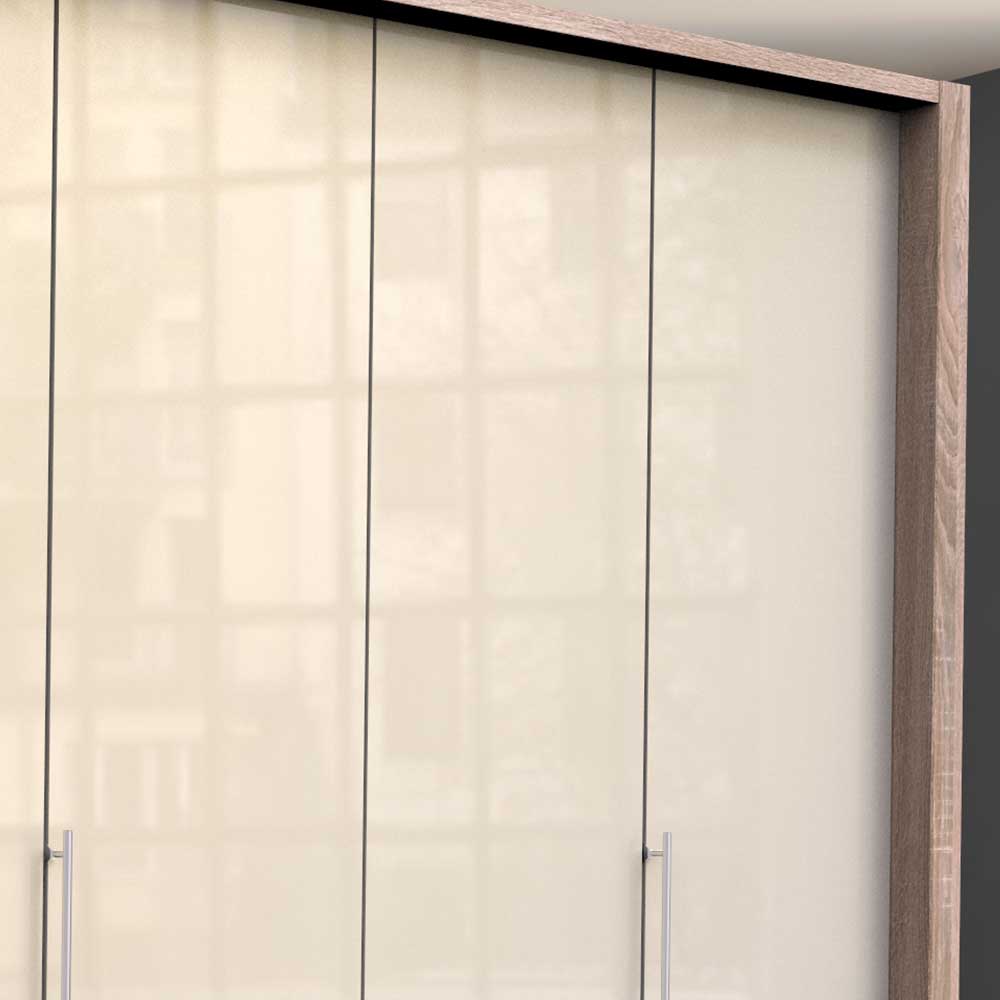 Kleiderschrank fürs Schlafzimmer in Creme - Rativian