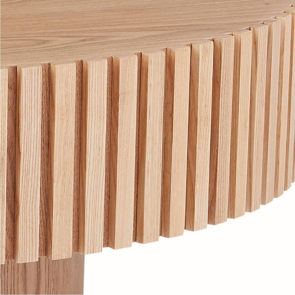 Design Couchtisch in Esche Natur Furnier - Cino
