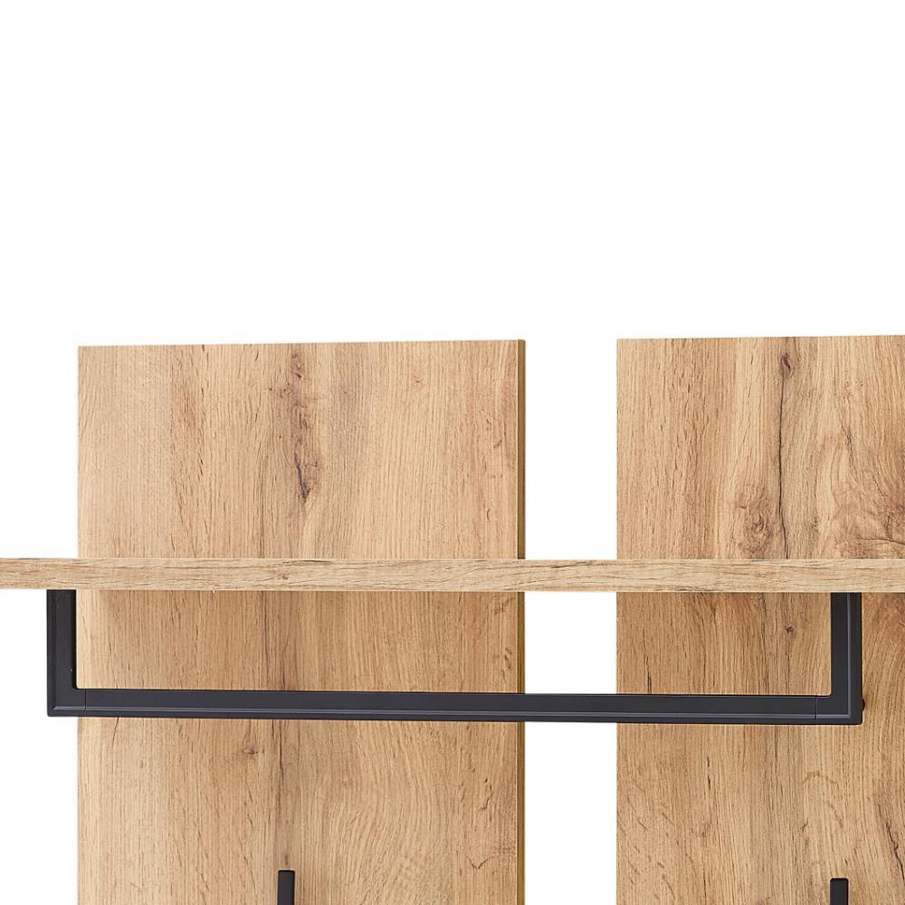 120cm breite Garderobe in Altholz Optik - Lavine