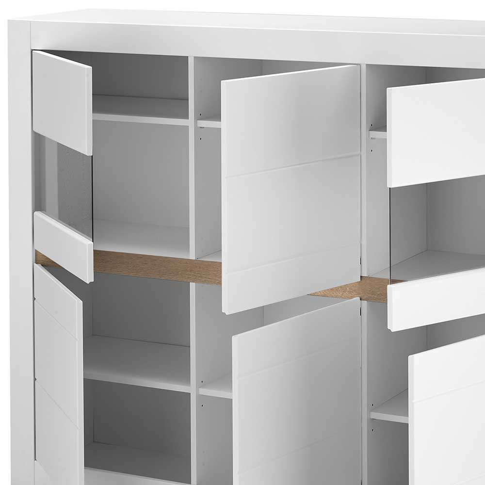 Wohnzimmerschrank mit Glaseinsätzen - Ilana
