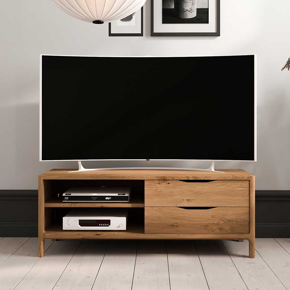 Wildeiche TV Board 111 cm breit - Laida