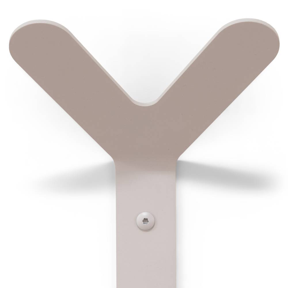 Moderner Garderobenhaken in Taupe - Aurelias