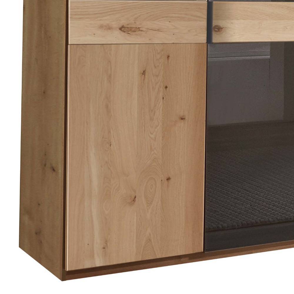 8-türiger Kleiderschrank teilmassiv - Vutonia