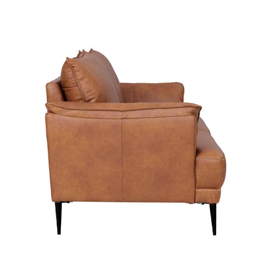Federkern Wohnzimmersofa aus Echtleder - Zierra