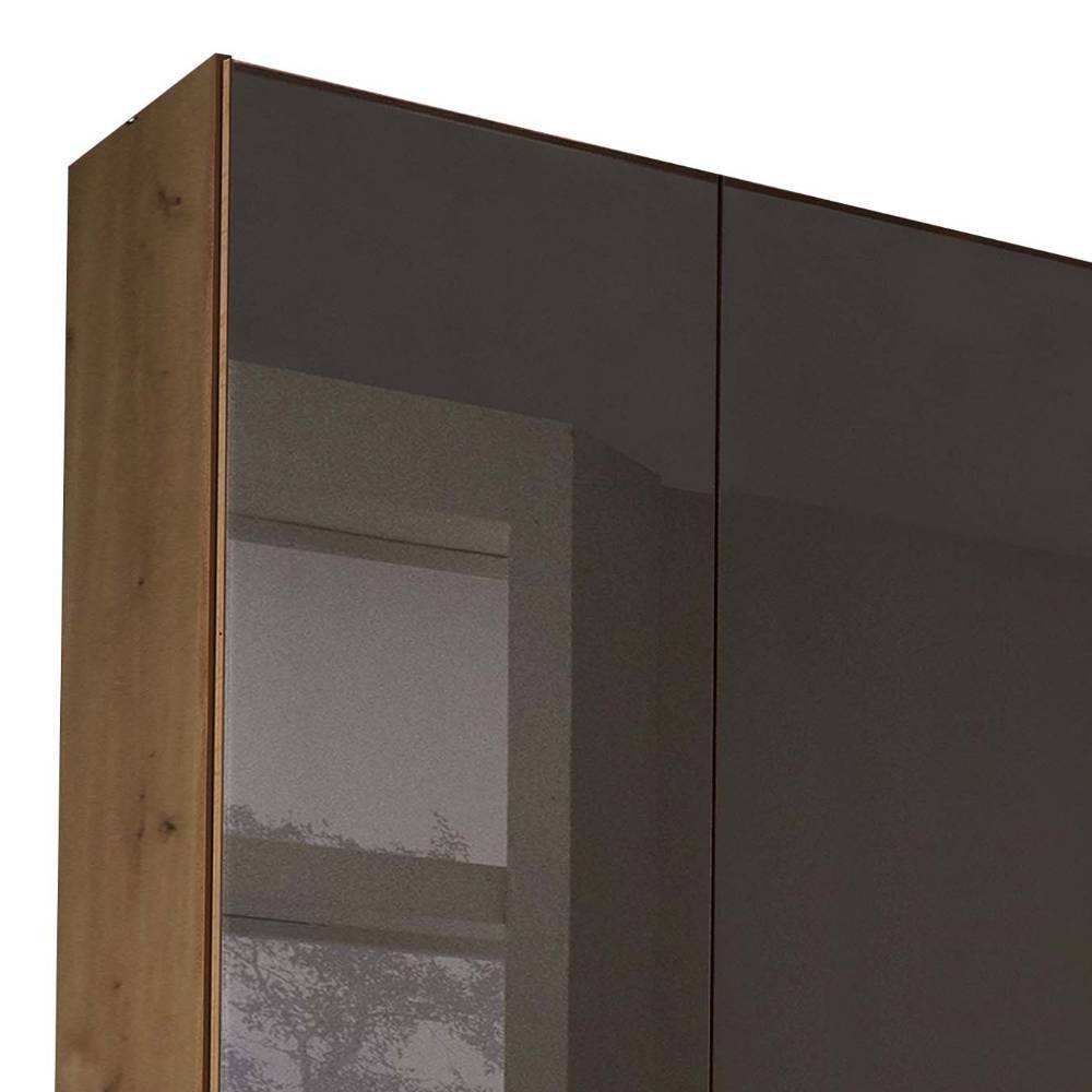 7-türiger Kleiderschrank mit Glasfront - Vutonia