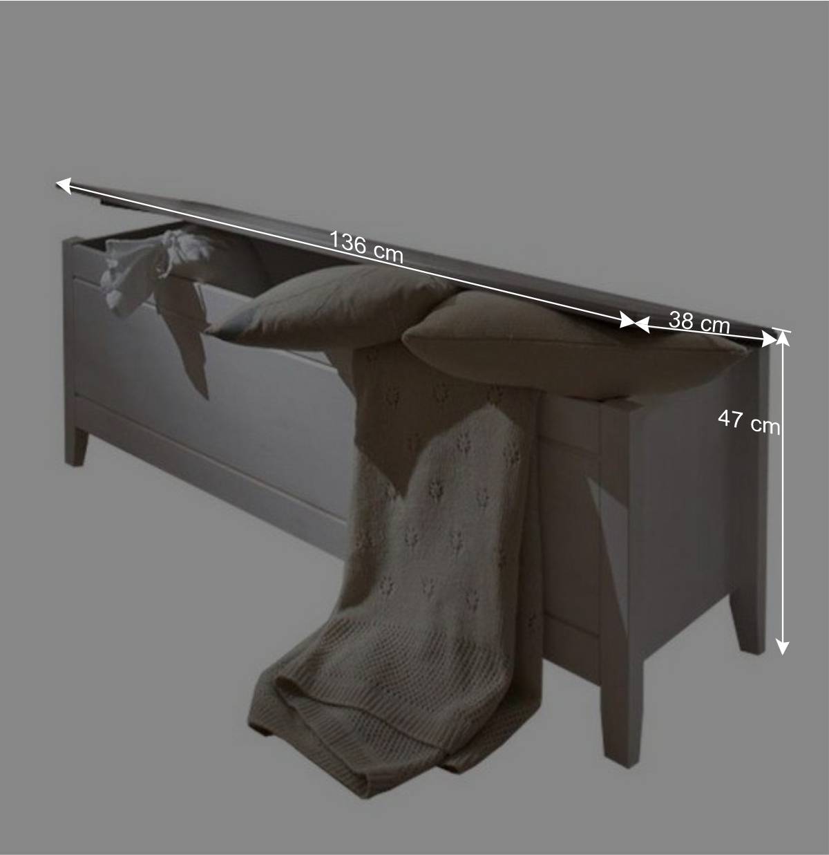 Schlafzimmer Komplettset Caneon im Landhausstil (vierteilig)
