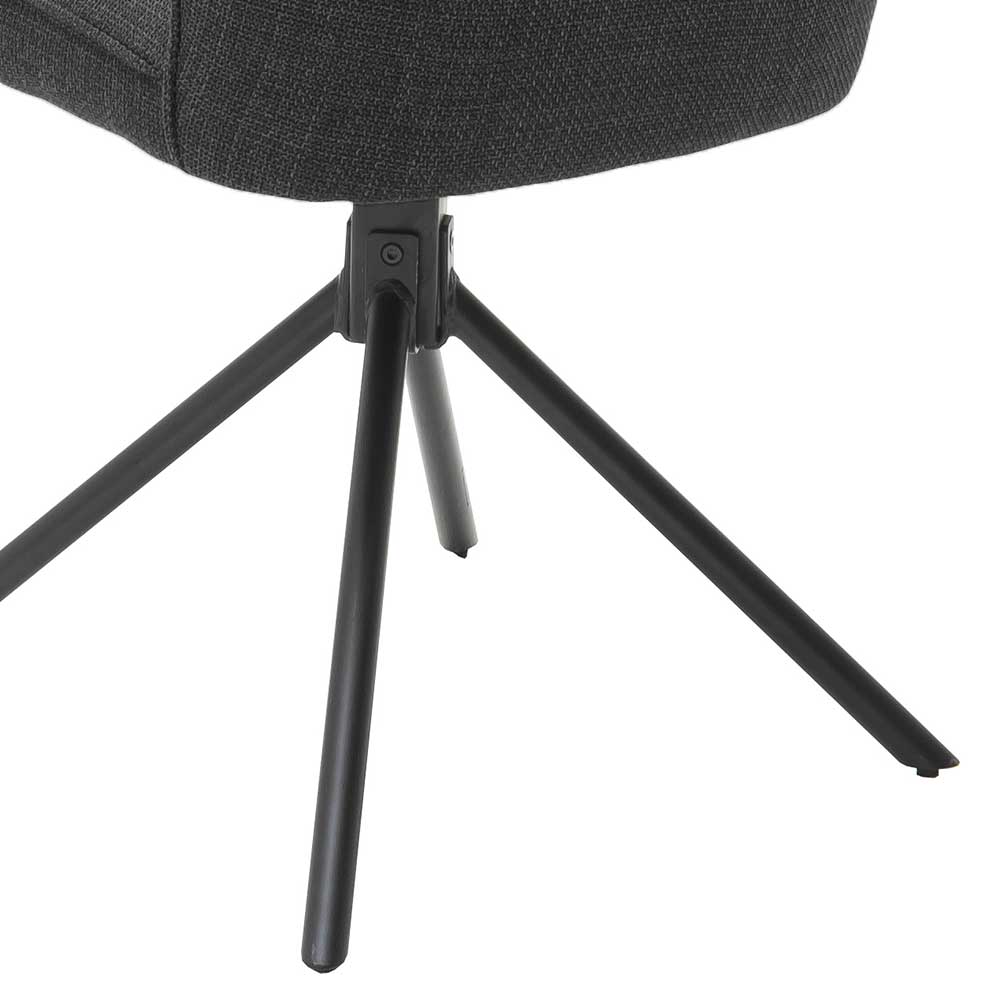 Esszimmerstuhl mit Drehgestell - Lowell (2er Set)
