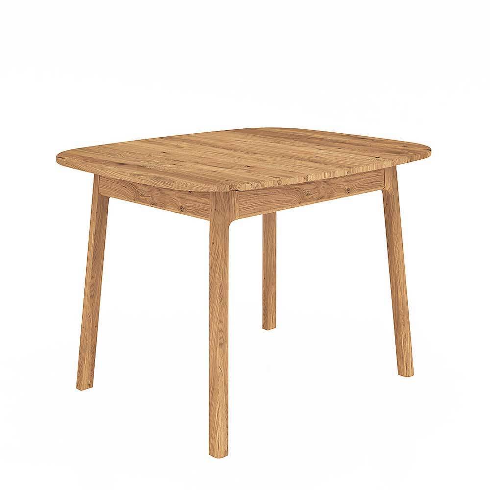 Wildeiche Holztisch - 100 cm tief - Laida