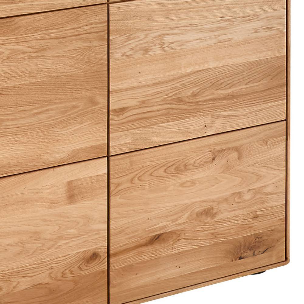 Wildeiche Schuhschrank mit einer Schublade - Darcona