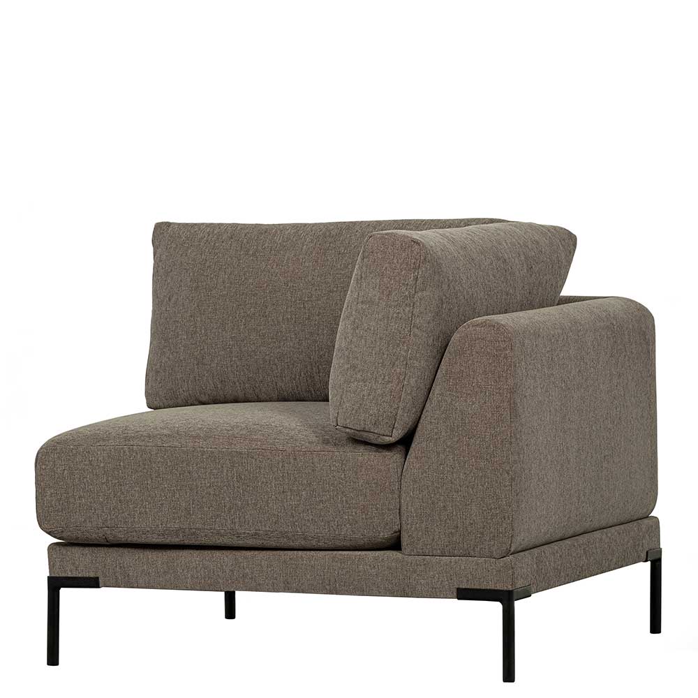 Sofamodul Eckelement in Taupe - Birte