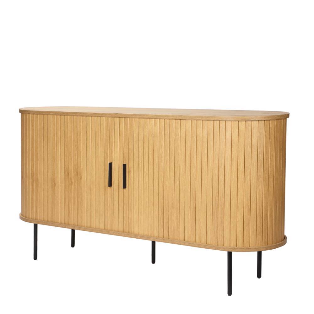 Schiebetüren-Sideboard in ovalem Design - Barnetta