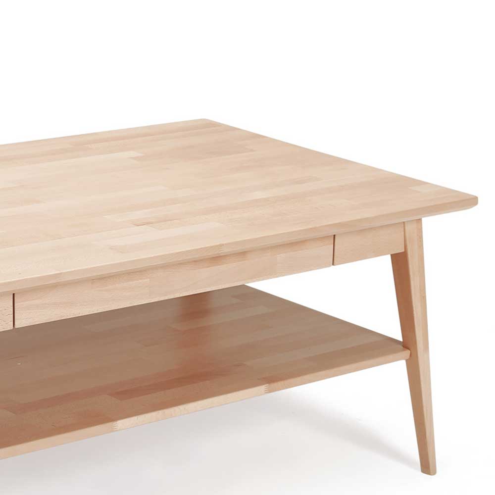 Mid Century Design Couchtisch aus Buche - Cigembas