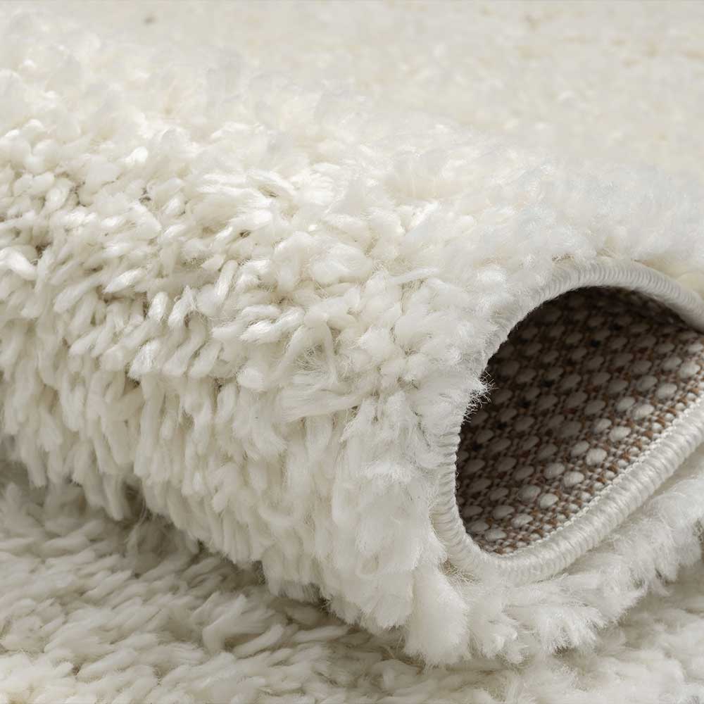 Rechteckiger Teppich Brücke mit Hochflor - Pralina