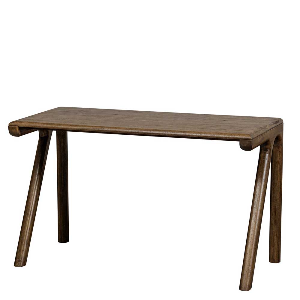 Schreibtisch aus Mangoholz in Walnuss Braun - Tadeuz