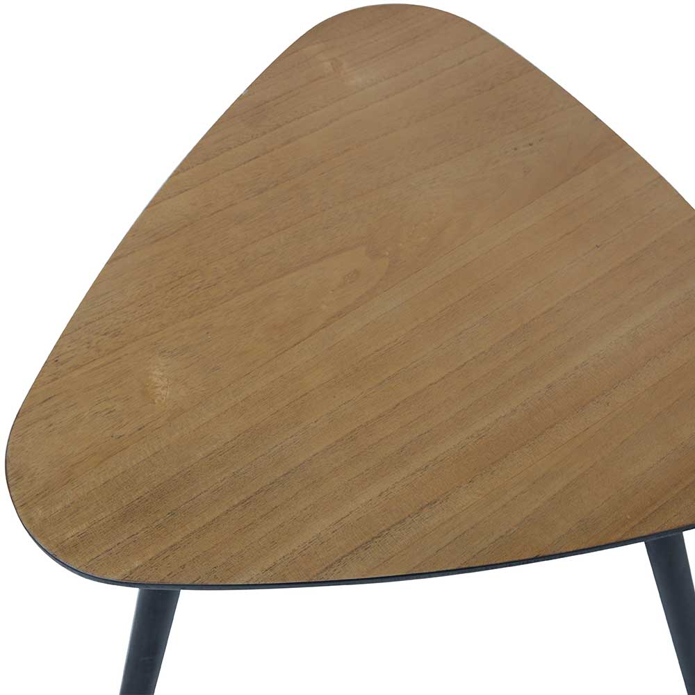 Mid Century Beistelltisch mit dreieckiger Tischplatte - Beaching