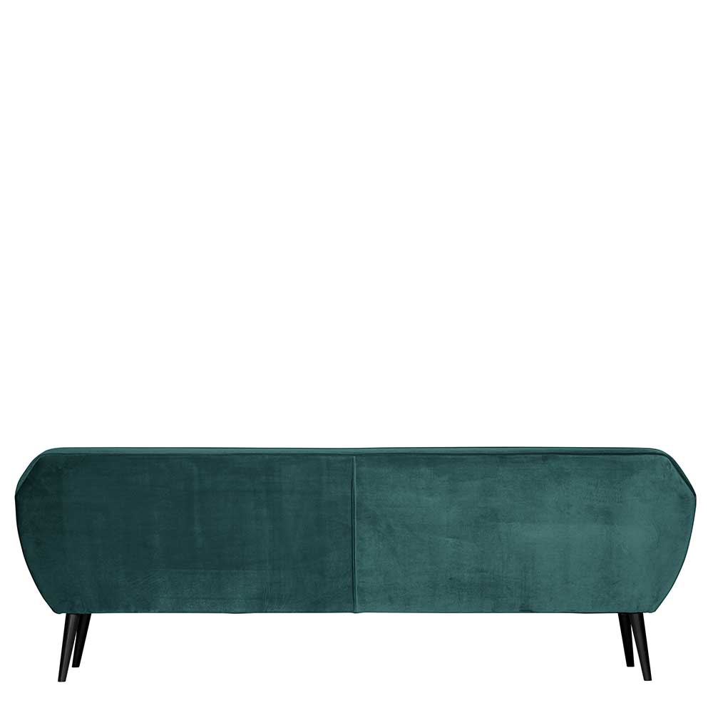Wohnzimmer Viersitzer Couch in Petrol Blau - Matze