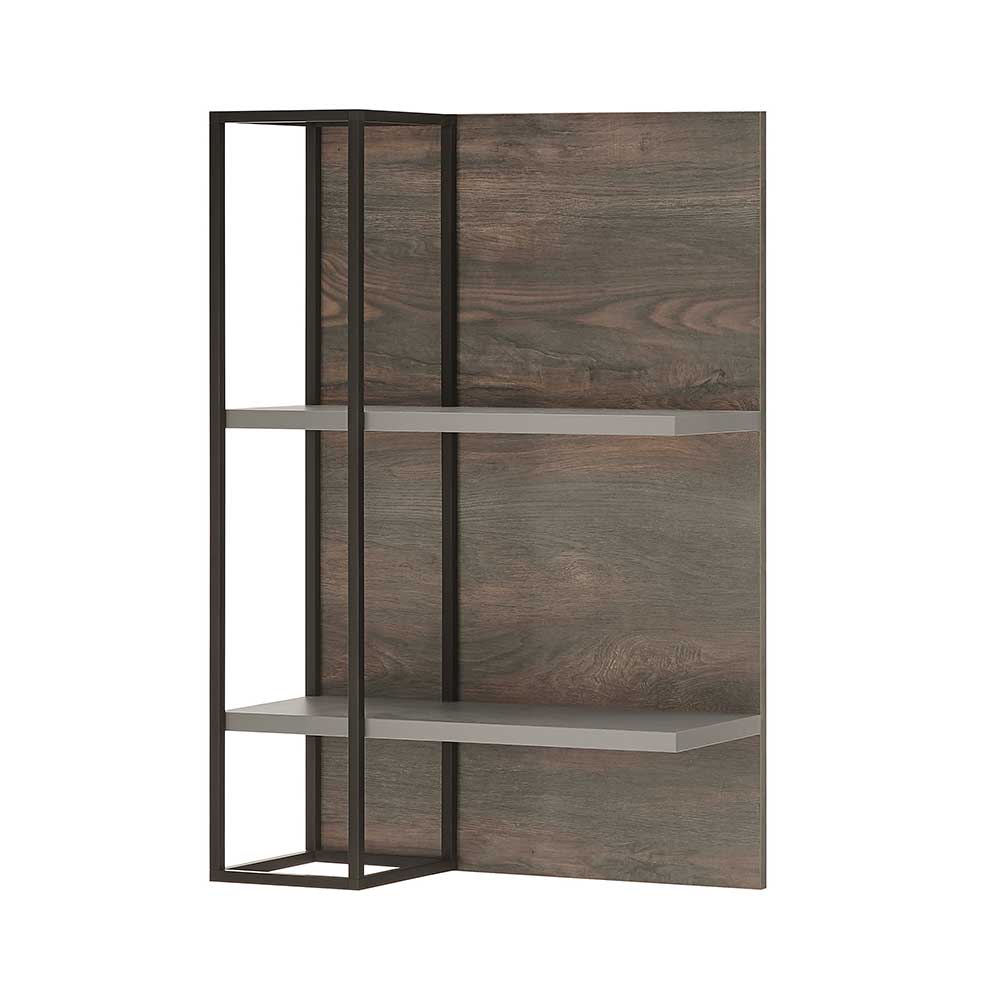 Wohnzimmer TV Anbauwand hängend - Mundo (dreiteilig)