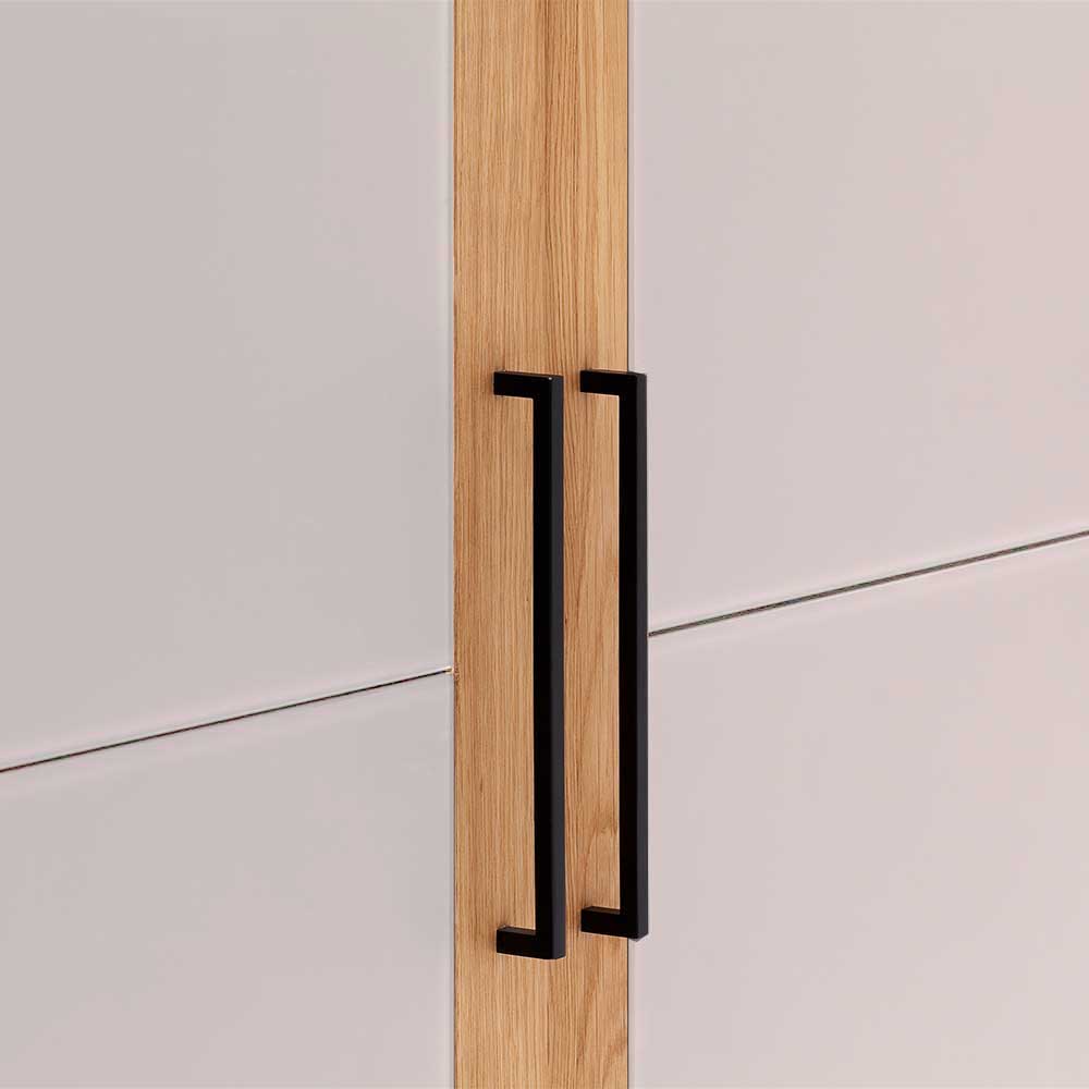 5-türiger Kleiderschrank aus Massivholz - Zaisan
