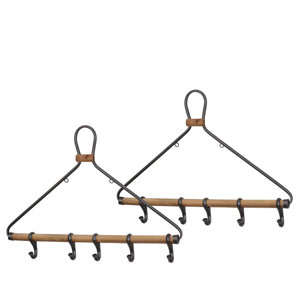 Hängegarderoben in Kleiderbügel Optik - Aylon (2er Set)