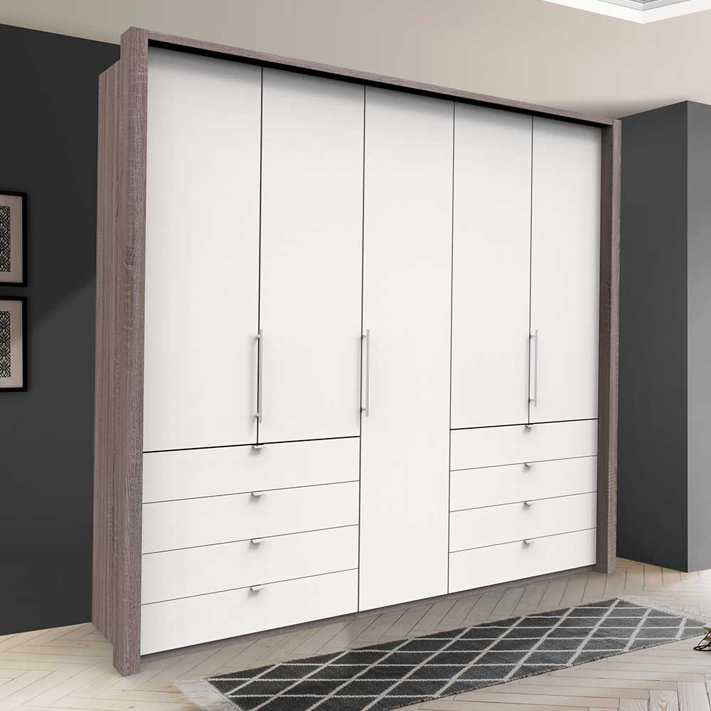 Hoher Schlafzimmer-Schrank mit acht Schubladen - Tivierto