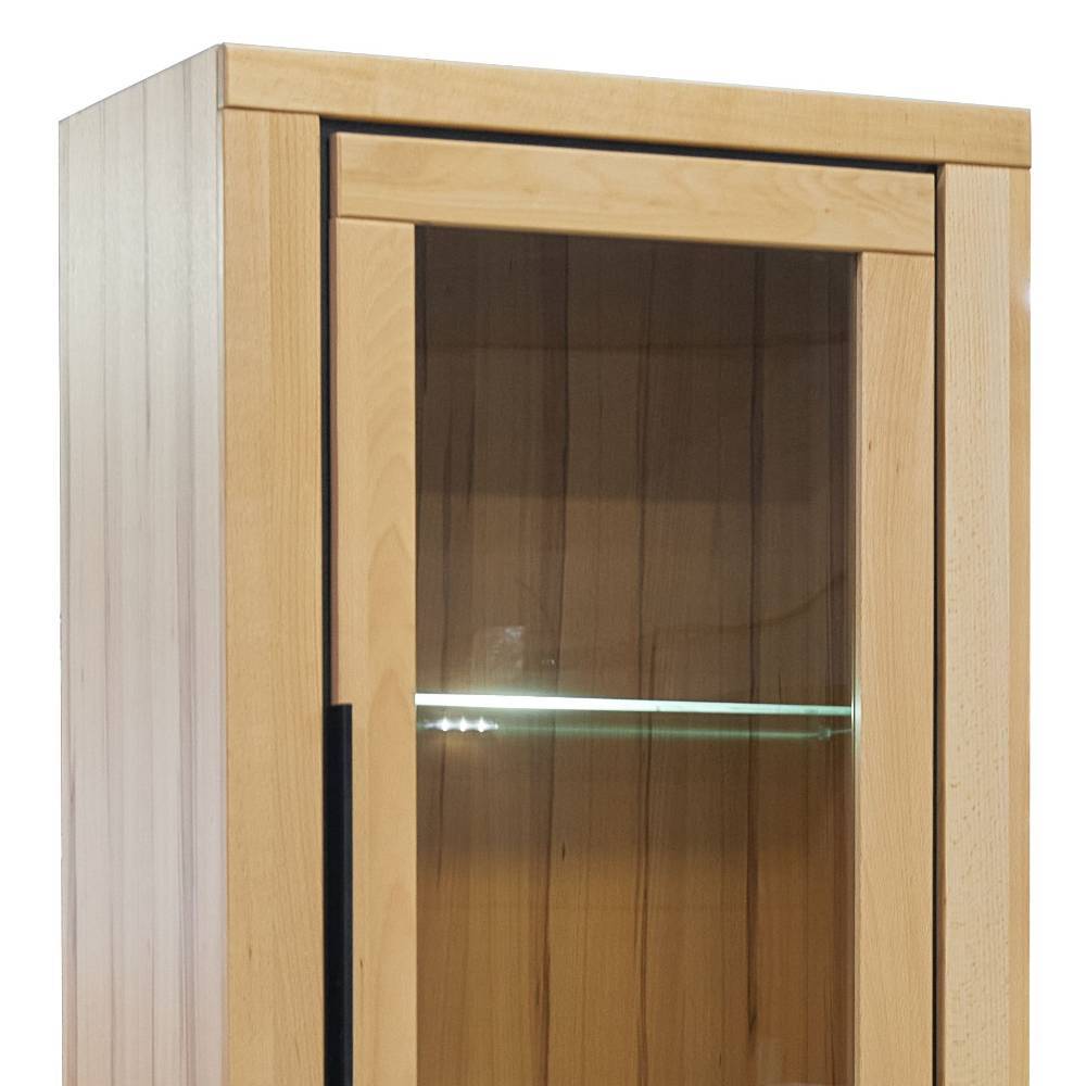 Vitrine in Kernbuche teilmassiv - Bordana