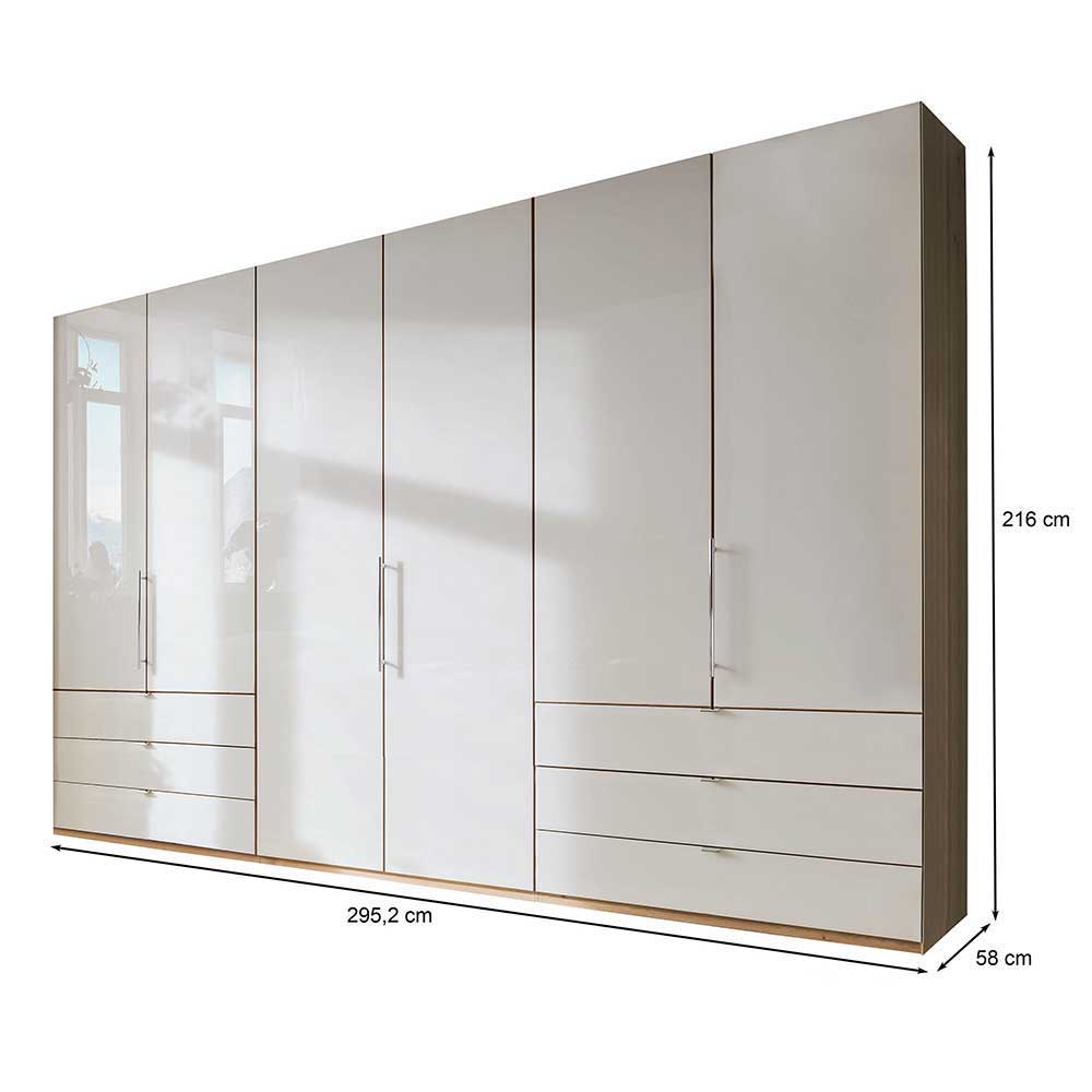 Schlafzimmermöbel Set in Beige - Lesegano (vierteilig)