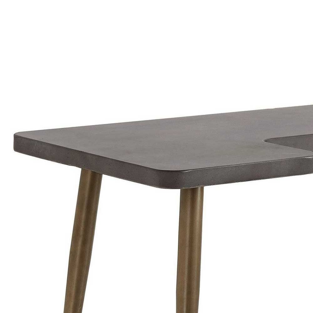 Design Couchtische mit Betonplatte - Varhida (zweiteilig)