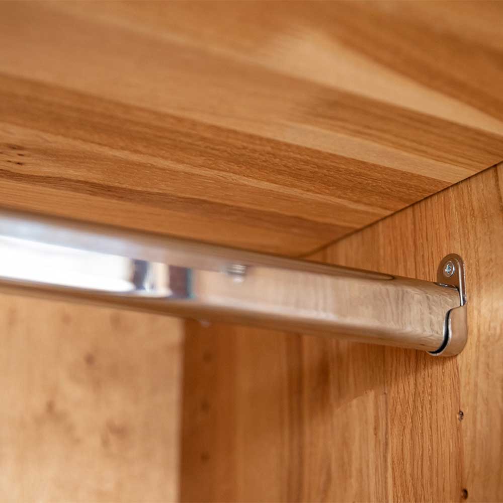 Schlafzimmer Kleiderschrank aus Eiche massiv - Agusto