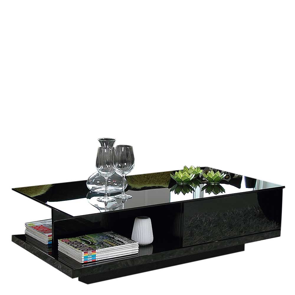 120x60 Hochglanztisch fürs Wohnzimmer - Vulcanello
