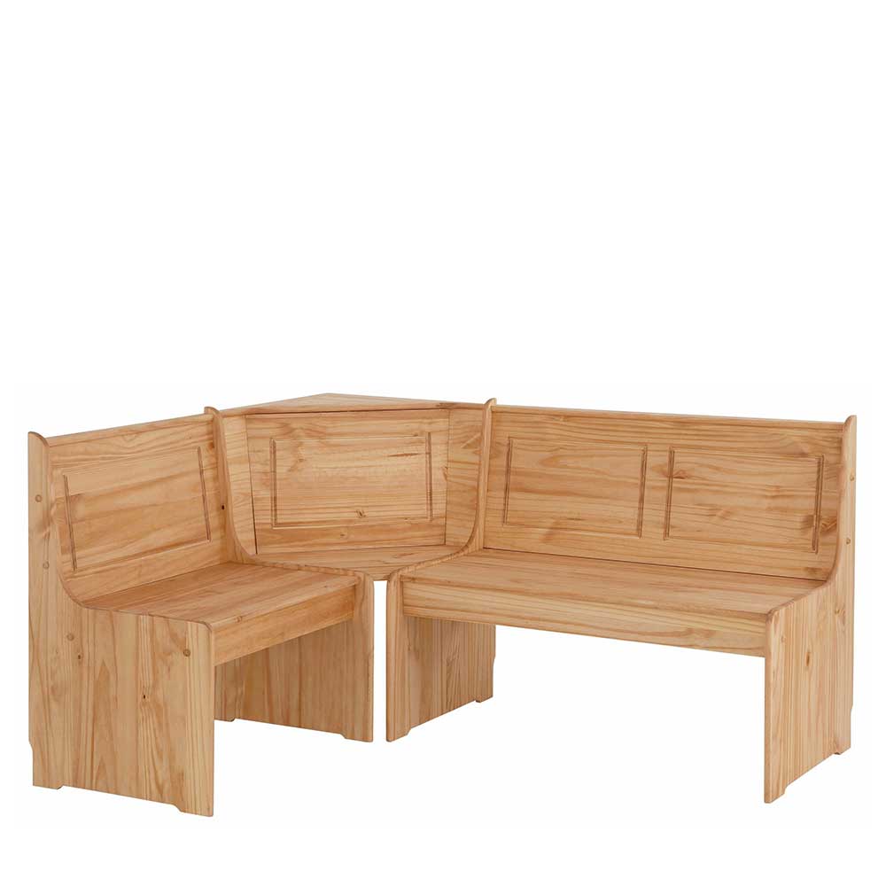 168x87x127 Holz-Eckbank & Esstisch - Ynvinata (zweiteilig)