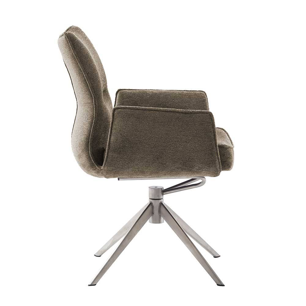 Tischsessel mit Taschenfederkern - Captino (2er Set)