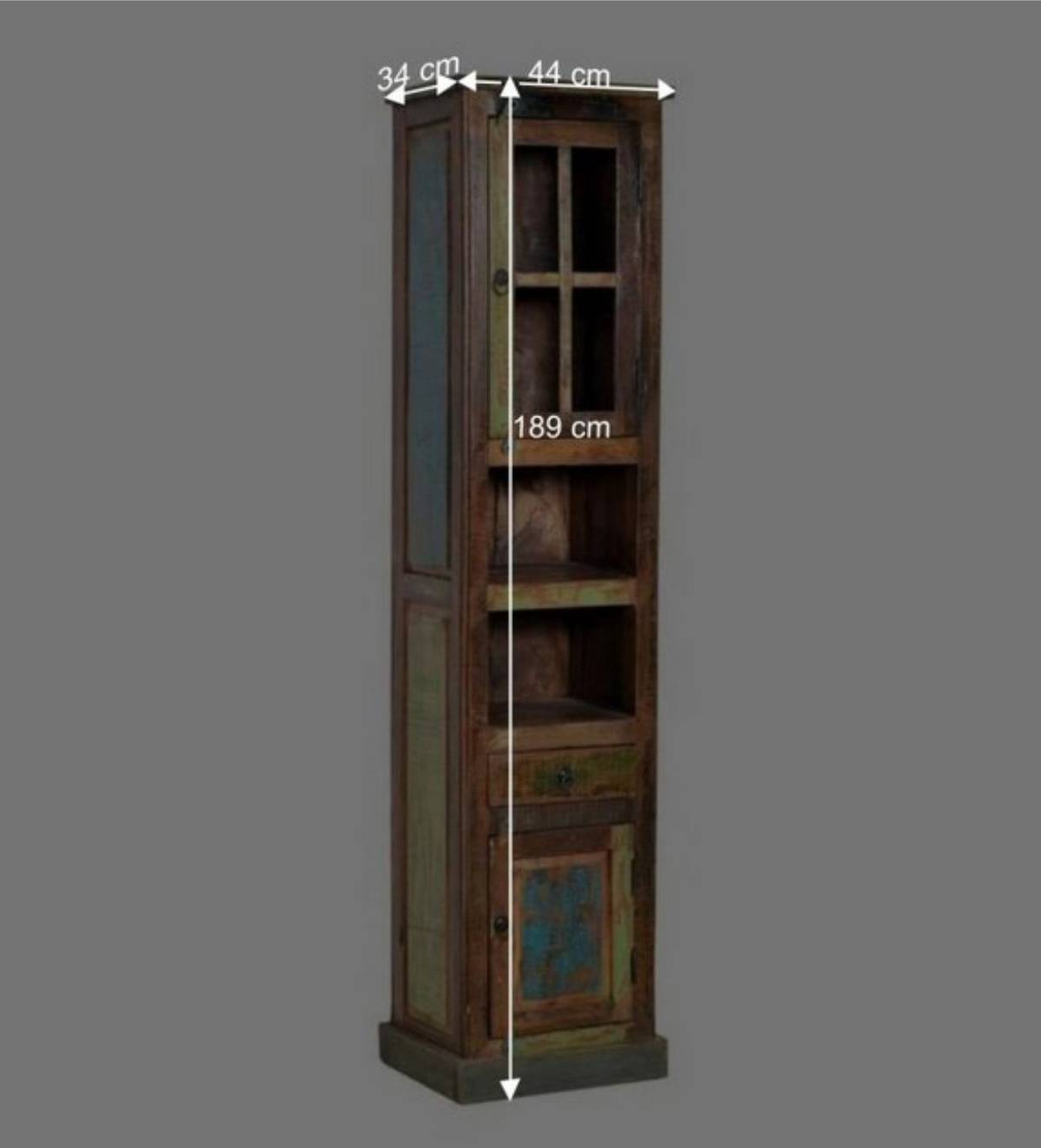 Shabby Badmöbel aus Recyclingholz - Jamaica (fünfteilig)