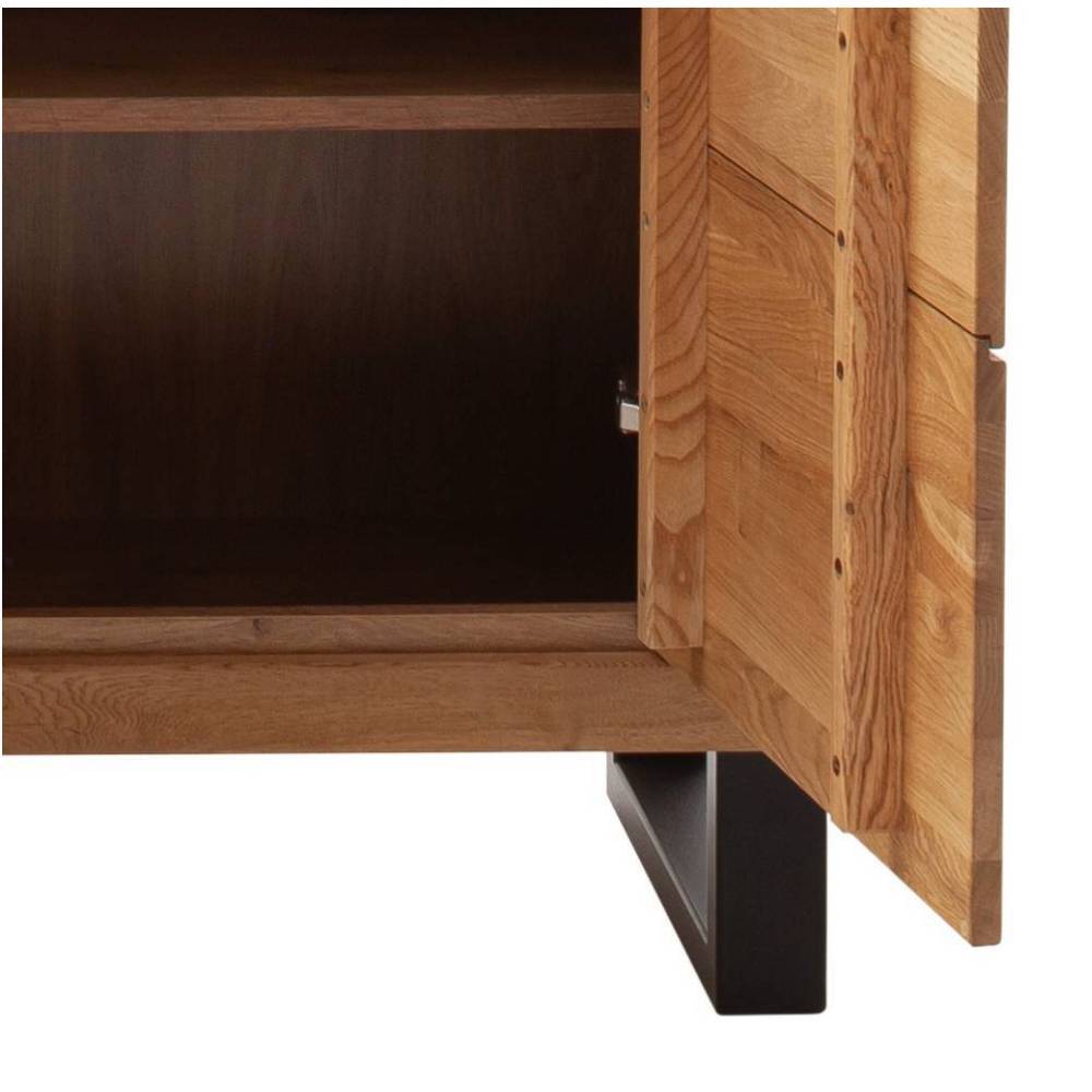 Highboard Vitrine in Wildeiche - Scarlett
